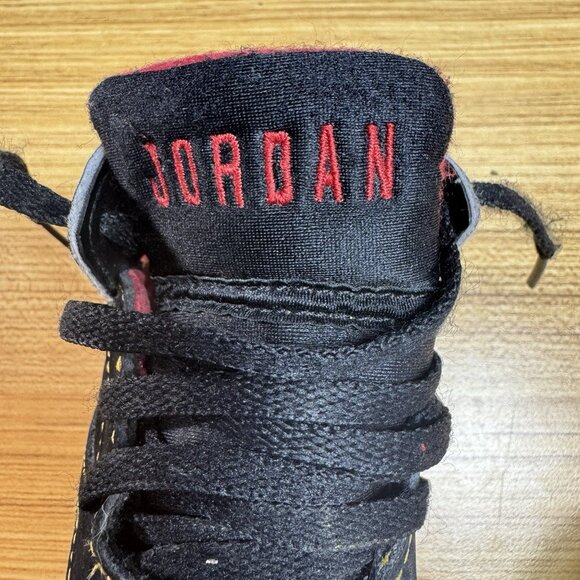 Air Jordan 7 Citrus Shoes Toddler Size 6C Baby Kids Black Red DJ2776-081 - Picture 7 of 8